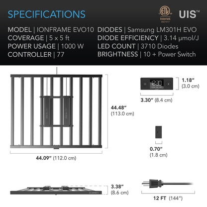 A/C Infinity IONFRAME EVO 10